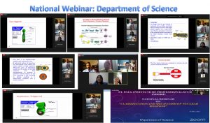 National webinar on the topic Classification and working mechanism of Nuclear weapons organized by Department of Science