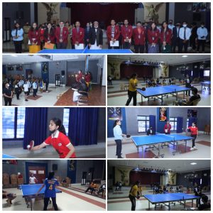 Sports Committee organized the Inter House Table Tennis boys and girls tournament